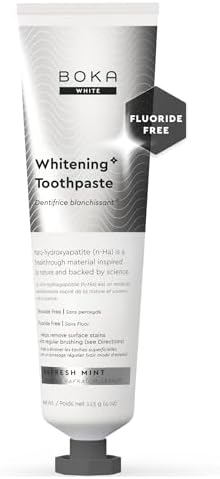Boka Fluoride Free Toothpaste, Nano Hydroxyapatite Toothpaste, Ap...