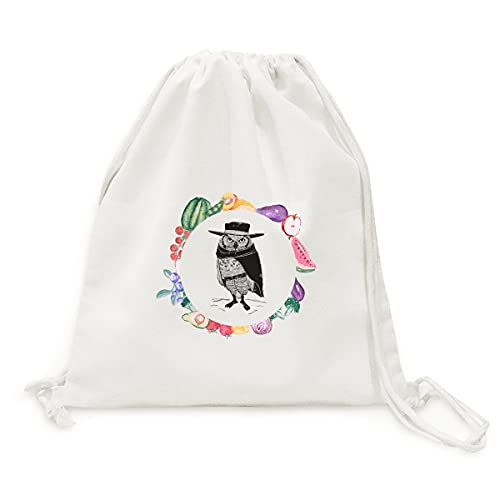 Sac en tissu pliable au marché pour vos légumes frais avec mignons animaux