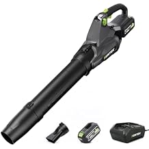 SUNTEK 40V Cordless Leaf Blower, 650CFM DIGI-Brushless Battery Powered Leaf Blower with 4.0 Ah Battery and Charger Included, Electric Blower with Integrated Screen, 3-Speed Level and IOT&APP Connected