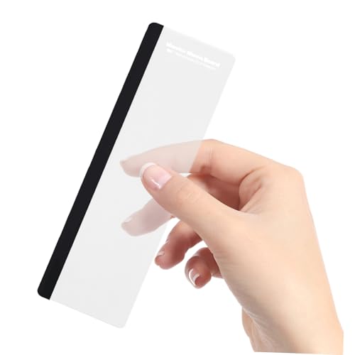 ZUNOXAZ 透明アクリル粘着メモボード モニター用強力粘着 付箋兼スマホホルダー デスク整理便利 画面貼付簡単 両用メモパッド オフィス用