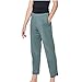 SALEBLOUSE Damen Active Yoga Pants Leggings Sweatpants Damen Plus Size Hohe Taille Seitenschlitz Lounge Jogger mit seitlichen Handytaschen Plus Size Wide Leg Loose Sport Capri Pants Gr. S, C-grün