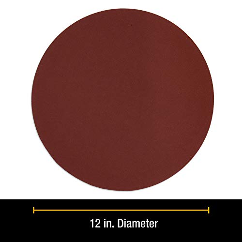 Image of Dura-Gold Premium 12 inch Sanding Discs - 240 Grit (Box of 5) - Sandpaper Discs with PSA Self Adhesive Stickyback, Fast Cutting Aluminum Oxide Abrasive - Drywall, Floor, Woodworking, Automotive, Sander