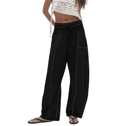 Pantalon décontracté pour femme ample confortable qui ne serre pas la taille