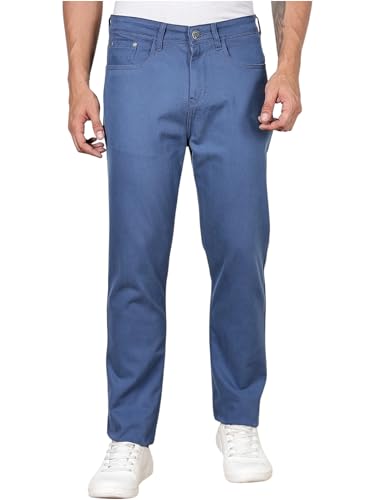 Image of Thomas Scott Men's | Solid | Brathable Fabric | Denim | Mid Rise | Casual Jeans for Men