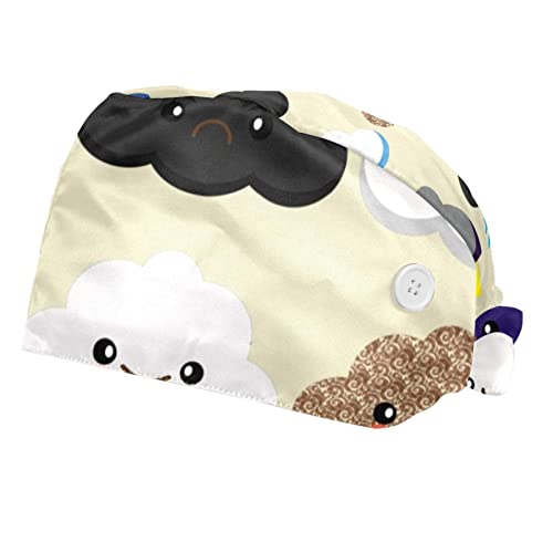 Couvre-chef anti-transpiration travail | Casquette unisexe lot de 2