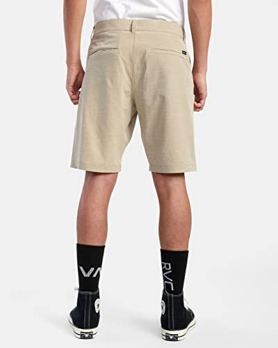Rvca Men's Balance Hybrid Shorts Boardshorts/Walkshorts Trunks (Khaki, 32) #TOP3