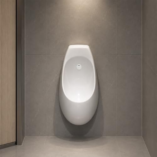 Urinario de cerámica con sensor radar de microondas y descarga automática de agua