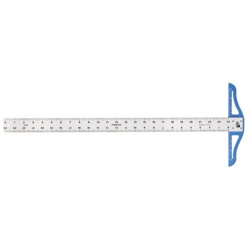 Lightweight Aluminum T-Square Ruler Size: 18