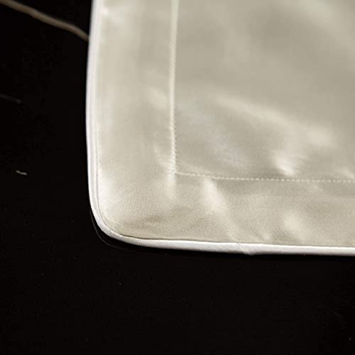 Fronha DISANGNI 100% seda de amoreira, para cabelo e pele, tipo envelope, seda real de um lado [bran