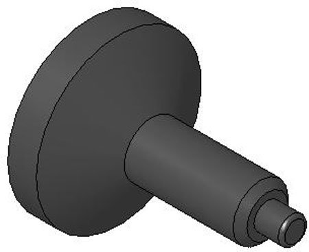 3/8-16 X .750, End Force - 8 Lbs, Steel Body/Nose, Hex Drive Handle, Standard, Locking, Hand Retractable Spring Plunger (1 Each) #TOP1