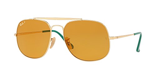 Image of Ray-Ban mens Rb3561 the General Square Sunglasses