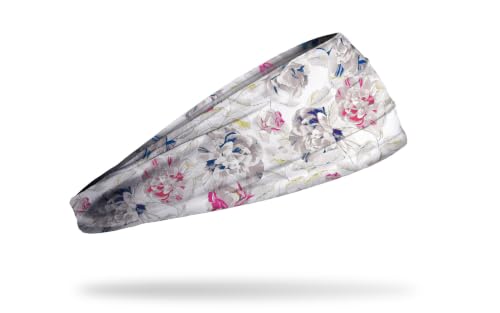Image of JUNK Brands Big Bang Lite Floral Headband - Moisture-Wicking, Performance Fabric, Non-Slip, Sports Sweatband for Men & Women
