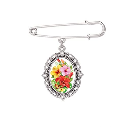 Broche bouquet de fleurs Best Wish M accessoire robe chemise châle