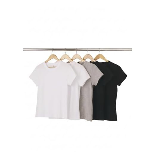 Kit Com 5 Camisetas Femininas Básicas Branco, Preto e Cinza XG