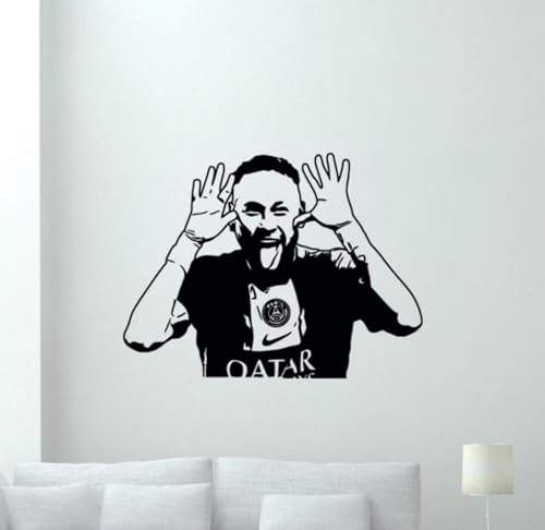 Vinilo decorativo Neymar para pared 22 x 2 pulgadas