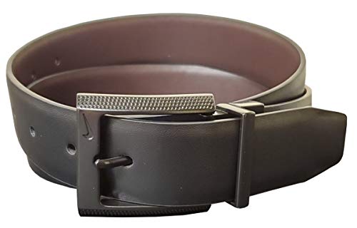 Nike Textured Reversible Belt PS5047-002A BLK/BRN - Small (30-32)