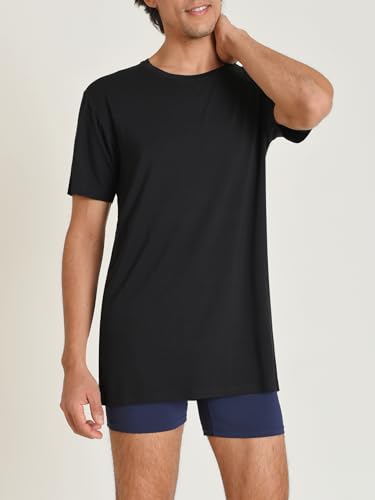 Latuza Men's Soft Viscose Cooling Undershirt for Tall Men2