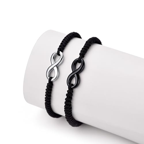 MOO&LEE Infinity Bracelet for Women and Men Friendship Bracelet Matching Couples Jewelry2
