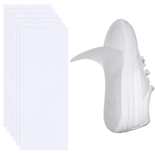 4pcs Sole Protector for Sneakers - Premium Shoe Sole Protector, Non-Slip, Wear Resistant, Clear Self-Adhesive Stickers, Fits Up to Size 13 (12.8 x 5.2in)