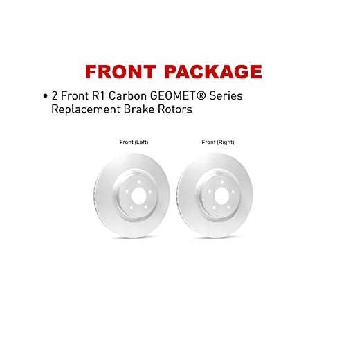 Image of R1 Concepts Front Brake Rotors Fits 2021-2023 Dodge Challenger