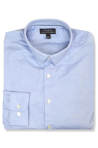 Banana Republic Mens 801207 Slim Fit Wrinkle Resistant Untucked Button Down Shirt,