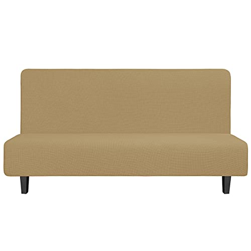 Image of Easy-Going Stretch Large Futon Slipcover Armless Futon Cover Golden