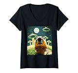 Photo Gallery donna groundhog selfie with alien ufo tee funny selfie groundhog maglietta con collo a v Photo Gallery donna groundhog selfie with alien ufo tee funny selfie groundhog maglietta con collo a v