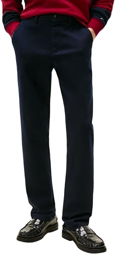 Tommy Hilfiger Denton Brushed Twill Chino Mw0Mw41529, Blue (Desert Sky), 36W / 28L para Hombre