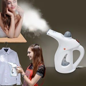 FIgment Handheld Garment Fabric Steamer Iron for Facial Steamer for Clothes and Face, Portable Powerful Steamer with Fast Heat-up Perfect for Home (Multi)
