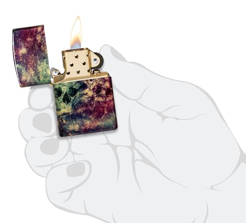 Zippo Galaxy Skull diseño 540 encendedor de bolsillo miniatura 5