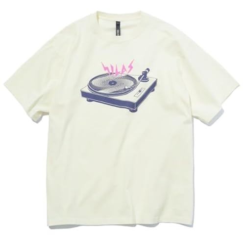[�T�C���X] �^�[���e�[�u���V���[�g�X���[�u�e�B�[ TURNTABLE S/S TEE 110253011008 OFF WHITE M