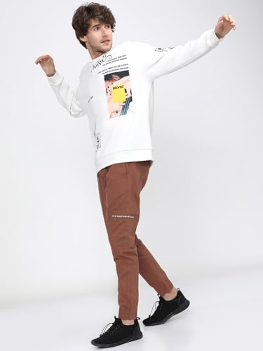 Image of Highlander Men's Cargo Jogger Trousers | Perfect for Casual Outings,Travel & Work Wear with Utility Pockets