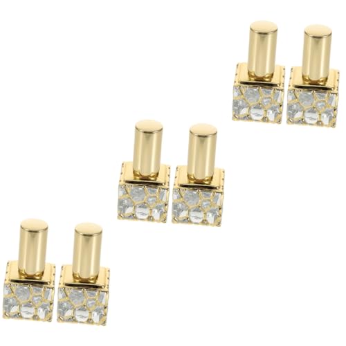 Consejos para Comprar Perfume Bebe Gold los mejores 10. 42 Gogogmee 6 Piezas Botella De Perfume Dispensador Botella De Fragancia De Viaje Rociadores De Perfume De Lujo Recargable Bebiendo Mini De Agua De Spray Rociar Vidrio Golden