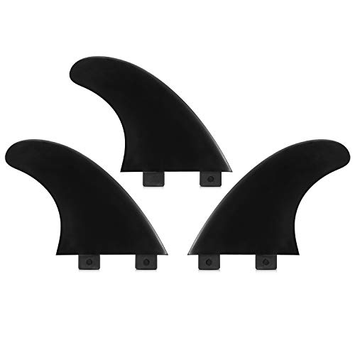 Anself 3 PCS Macio TPU Barbatanas de Barbatana de Prancha de Barbatanas Tir Barbatanas de Stand Up P