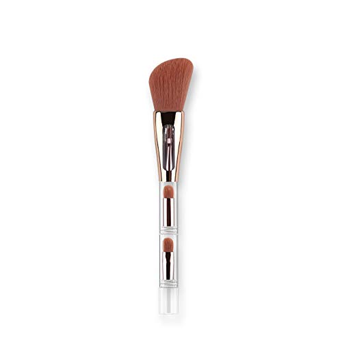 Crystal 4 in 1 Makeup Brush,Multifunctional Makeup Brushes,Premium Synthetic Contour Concealers Foundation Powder Eye Shadows Makeup Brushes