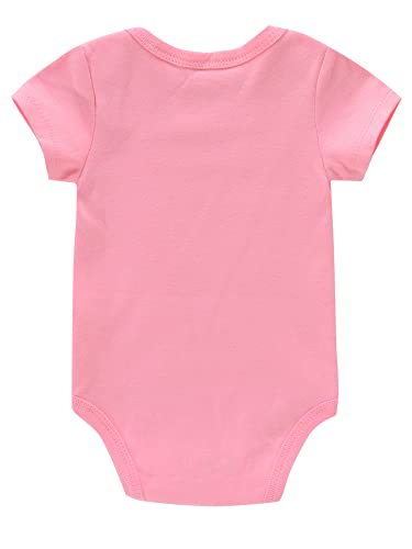 JYHOPE Newborn Infant Short Sleeve RompersFunny Print Bodysuit For Baby Girls And Boys Toddler Clothes4