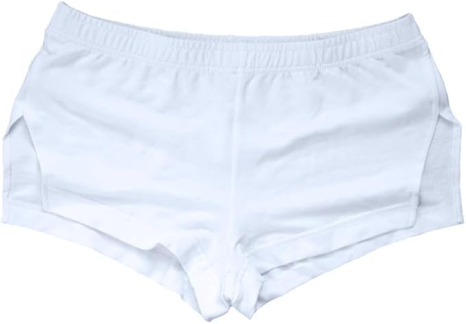 Mens 3" Large Split Side Lounge Shorts Cotton for Sleeping Home Workout Gym Bodybuilding2