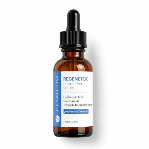 Solvaderm Regenetox Needle-Free Serum with Hyaluronic Acid, Niaci...