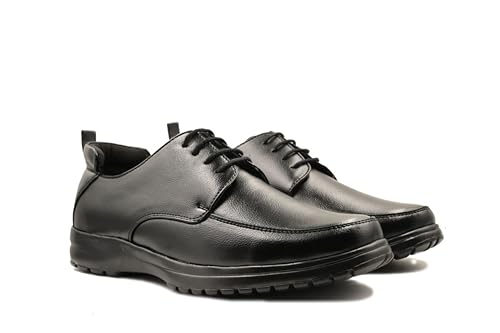 Image of Men's Orthopedic Formal Shoes - Lightweight Comfort with Arch Support, Memory Cushion Insole & Anti-Skid Sole | Stylish Office Wear | Model 1083 | Black, Brown, Tan-1083