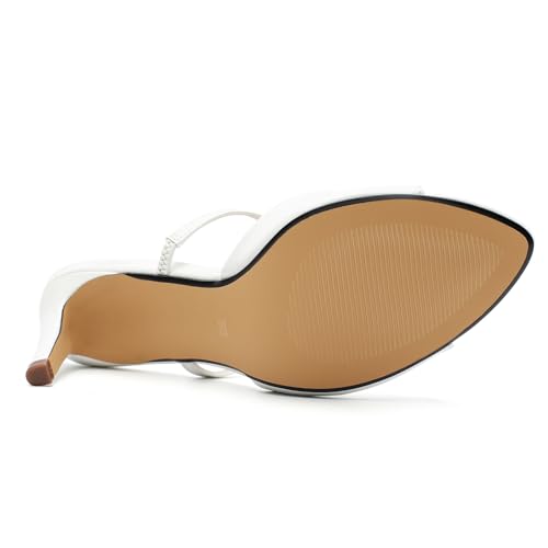 Women's Pointed Open Toe Heeled Sandals Sexy Slip On High Heel Mules Summer Slingback Heels Party Wedding Prom Dress Vintage Shoes4