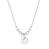 Stainless Steel Pendant Necklace (Silver)