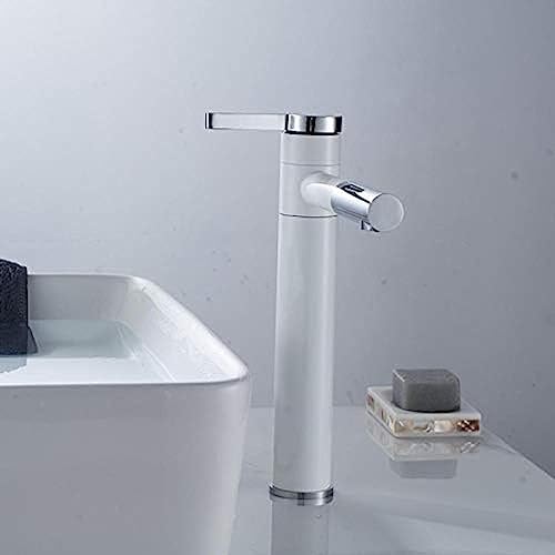 Robinet rotatif 360 pour lavabo avec levier unique eau chaude et froide - 4