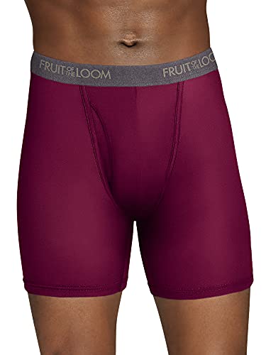 Fruit of the Loom Men's 12-Pack Everlight Boxer Briefs Breathable Nylon/Spandex Blend4
