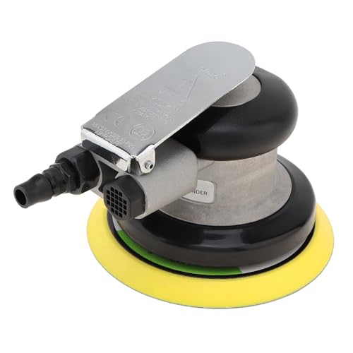 ChgImposs Air Random Orbital Sander, 5 Inch Impulse Non Vacuum Vinyl PSA Sanding Circular Pneumatic Sandpaper Random Orbital Air Sander