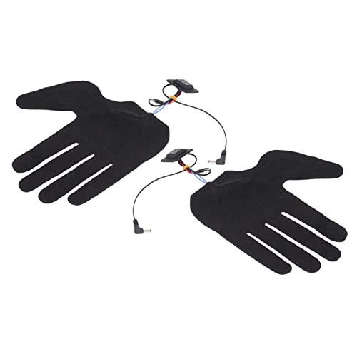 Electric Heating Gloves Pads, 5 Finger 2Pcs Efficient Fast Ultra Thin Glove Heating Sheet for Running for Outdoors