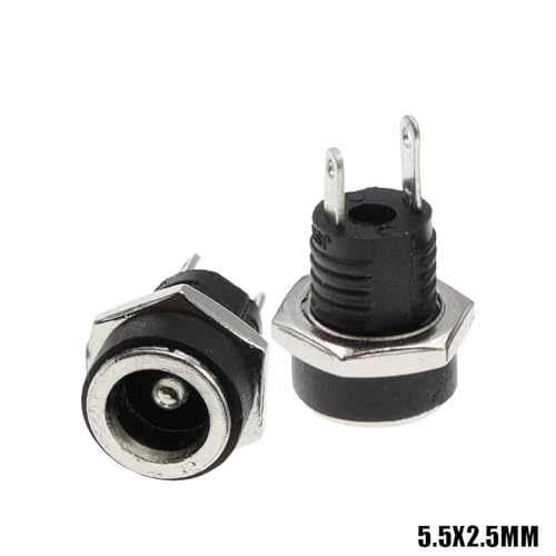 Conector CC hembra DC-022B contra desconexiones para reparar fuentes de doce voltios 2
