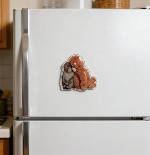 Imán decorativo redondo para refrigerador miniatura 3