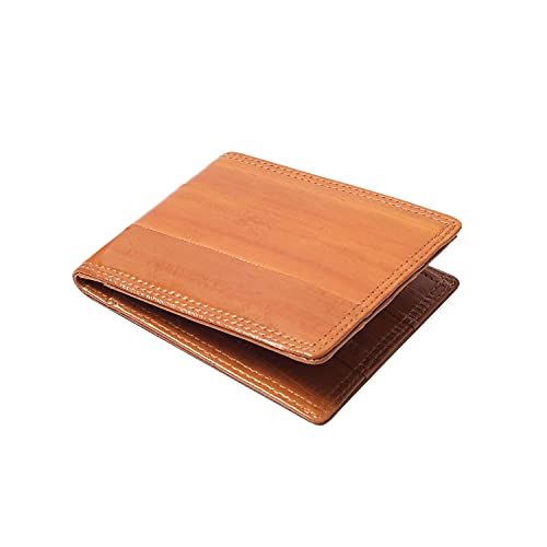 OROM EEL SKIN LEATHER SLIM WALLET (copper)