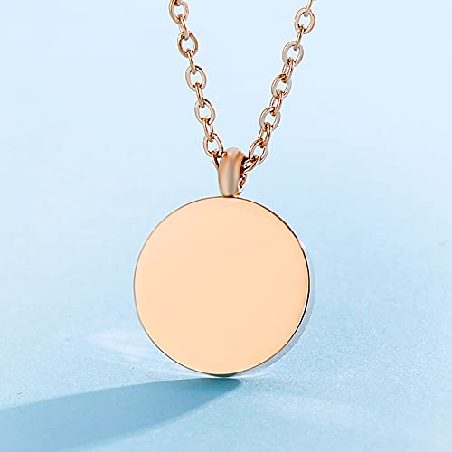 Qings Oro Rosa Collana con Ciondolo Zodiaco 12