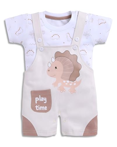 Image of Toonyport Baby Boy Cute Mamma's Munckin Dungaree (Pink)